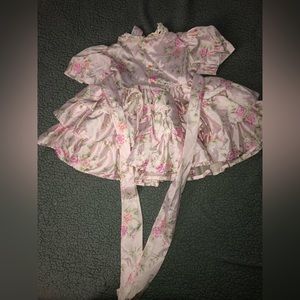 Martha’s miniatures vintage flower toddler dress 2t